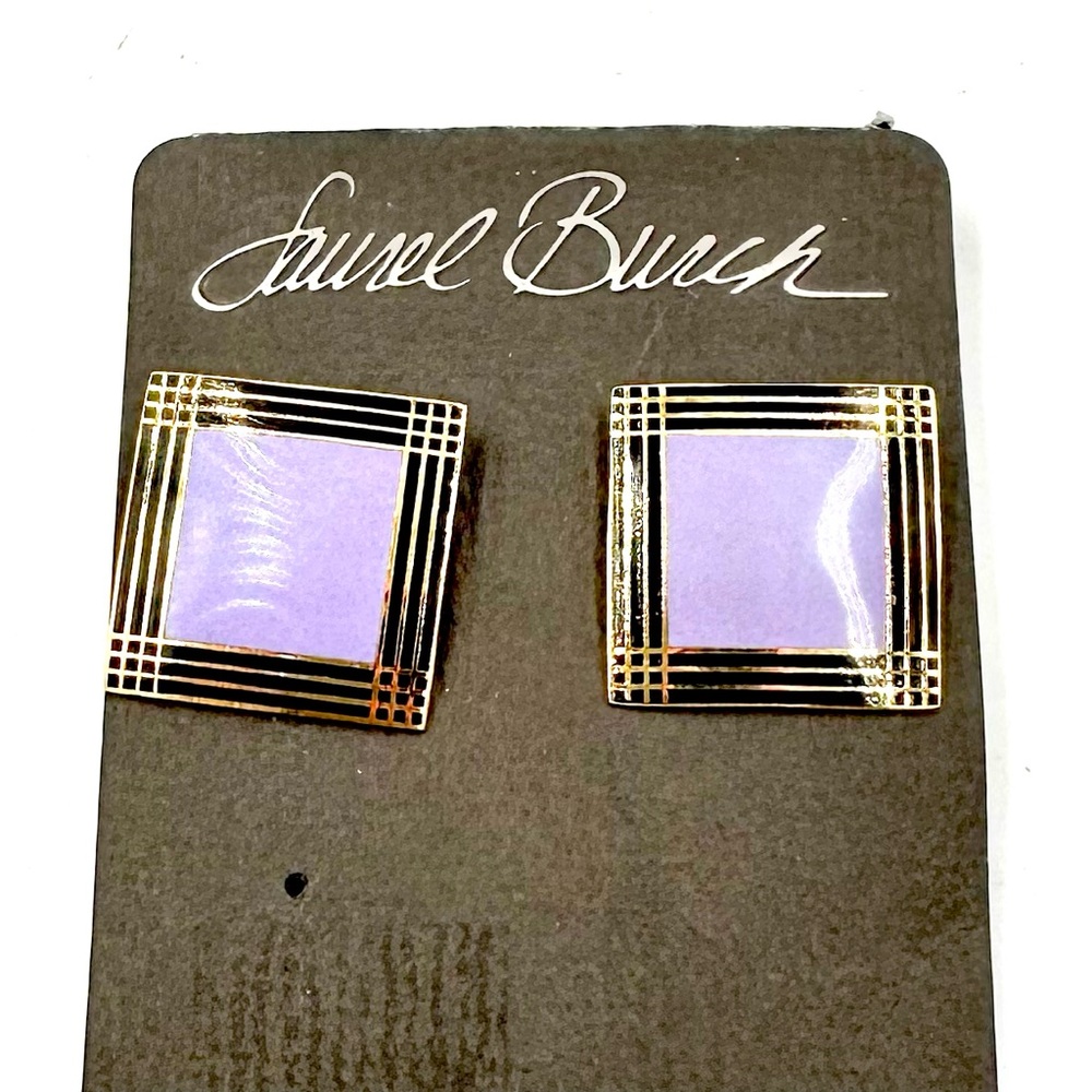 Laurel Burch Isle of Skye Enamel Earrings Vintage Retired